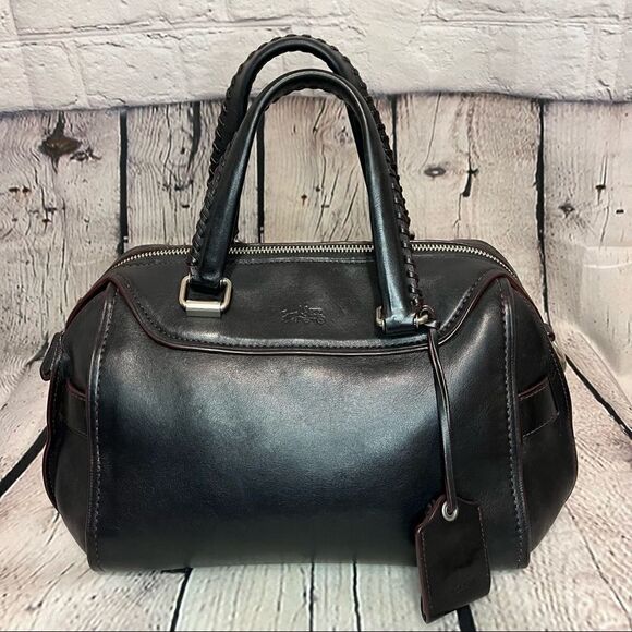 Coach Vintage Leather Ace Satchel Handbag - Picture 1 of 14